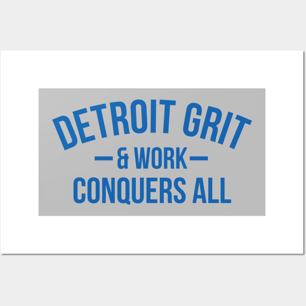 Detroit Grit & Work Wall Art by HeyBeardMon